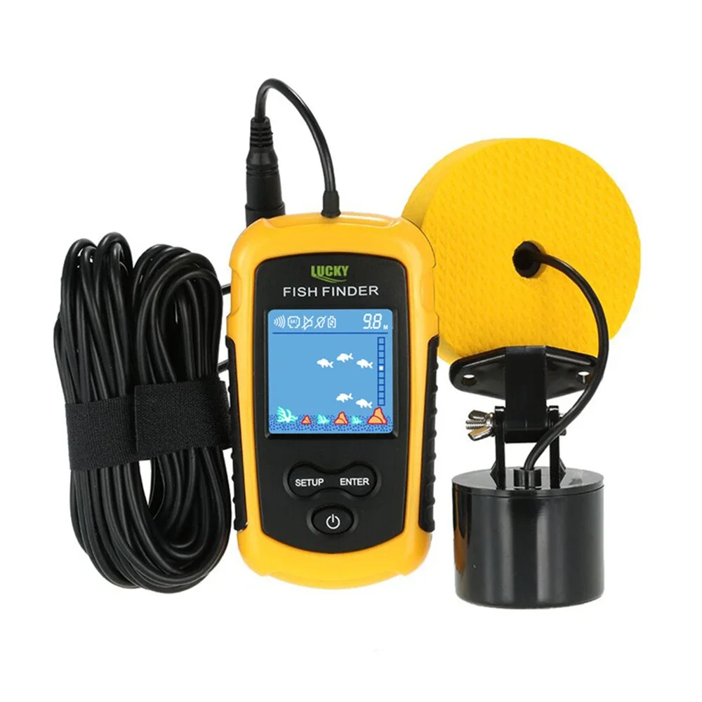 Lucky lcd tela colorida portát - Fish Finder Transducer avaliação e preço