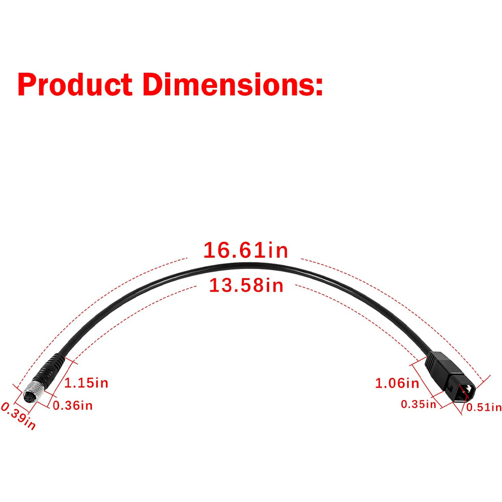Substituição para 1852068 MKR- - Fish Finder Transducer avaliação e preço